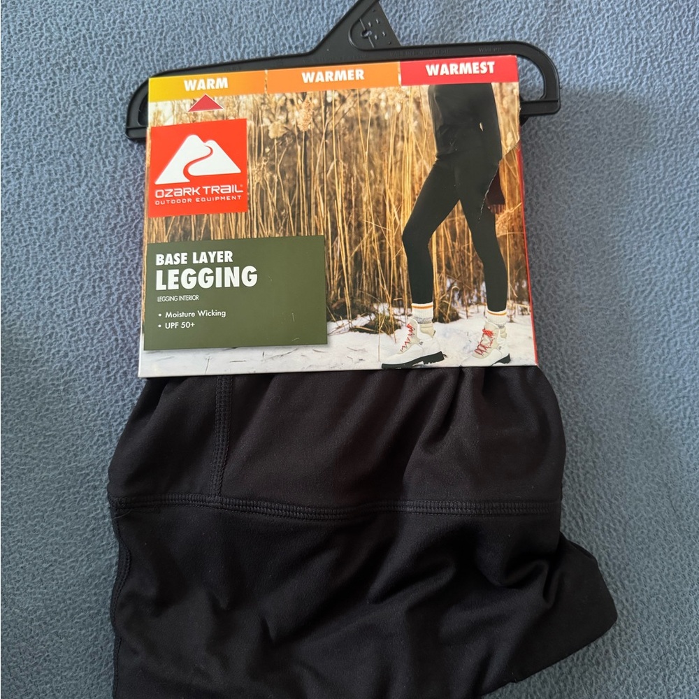 Ozark Trail Black Performance Base Layer Leggings
